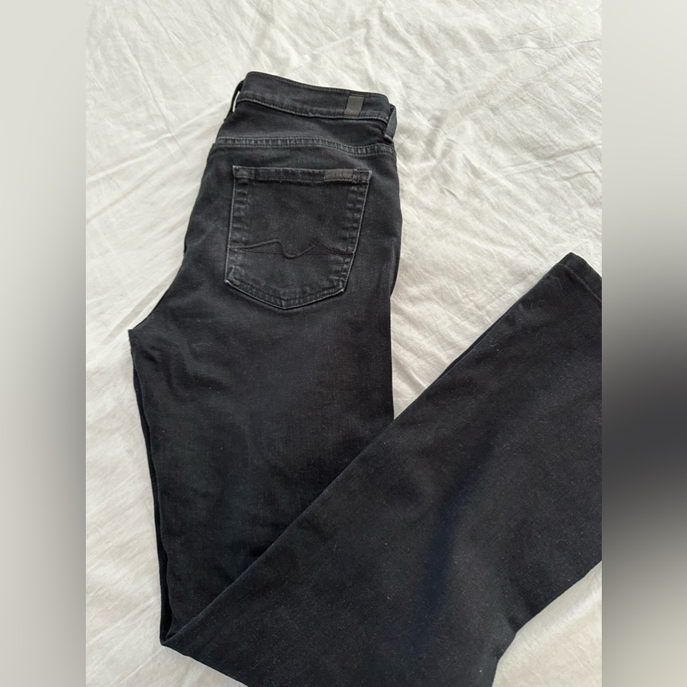 7 for all mankind  jeans color black size 30